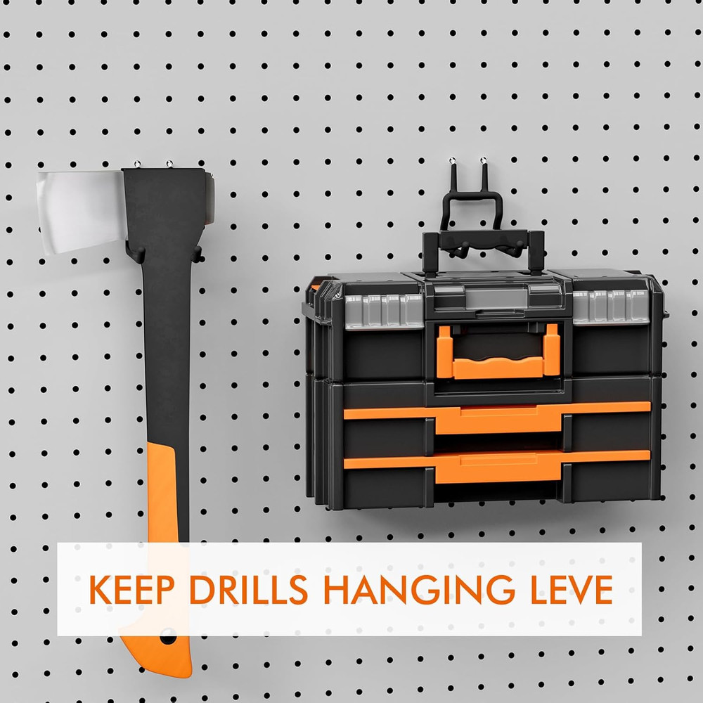 Utility Heavy Duty Pegboard Hooks - 5Pack Peg Board Accessories for Hanging Tool