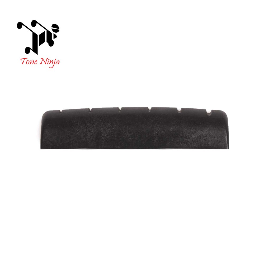 Genuine Tone Ninja Slotted Post 2014 Epiphone Nut, 5-Pack, Black NUT-008-B5