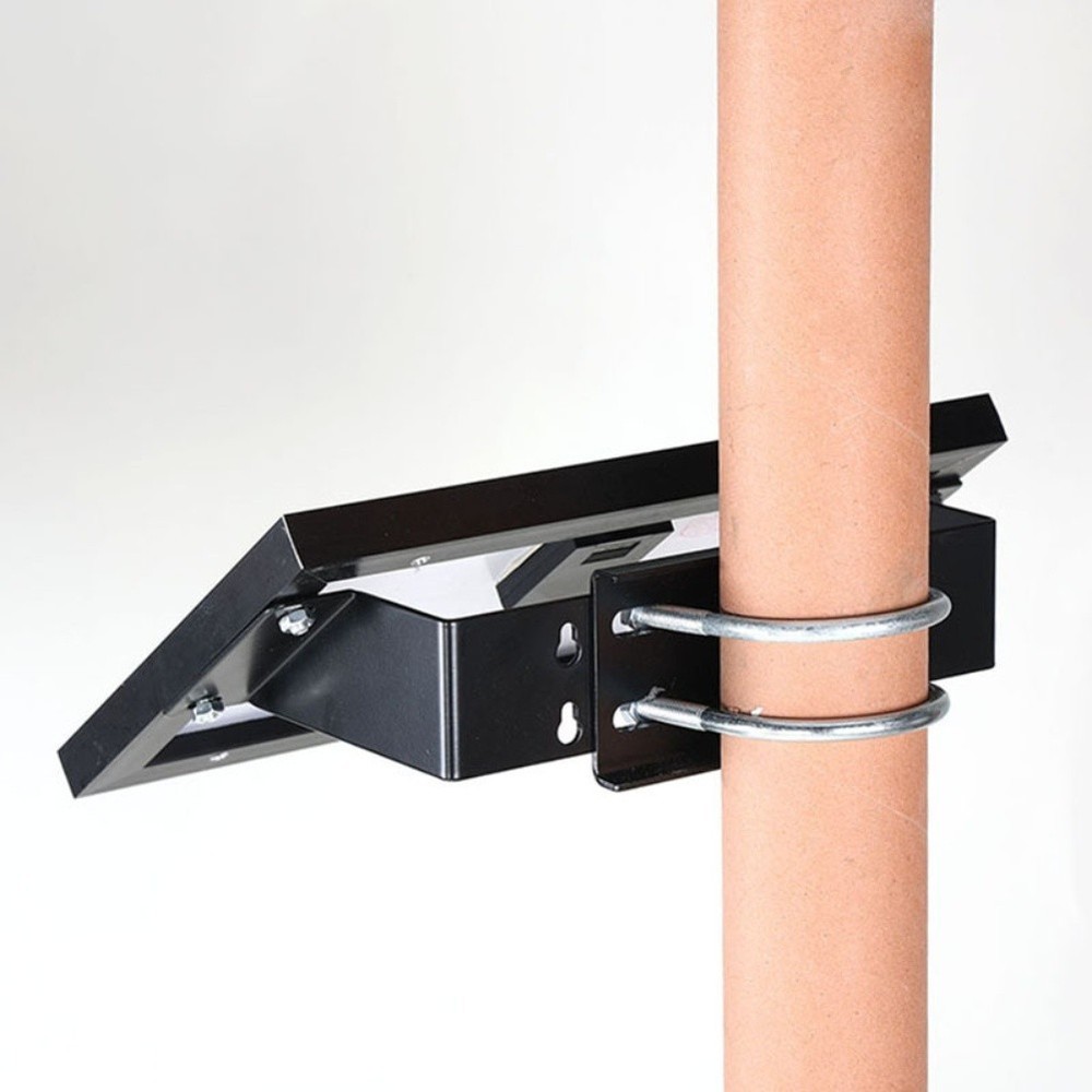 Steel Adjustable Solar Panel Mount Bracket for Pole and Wall Installation