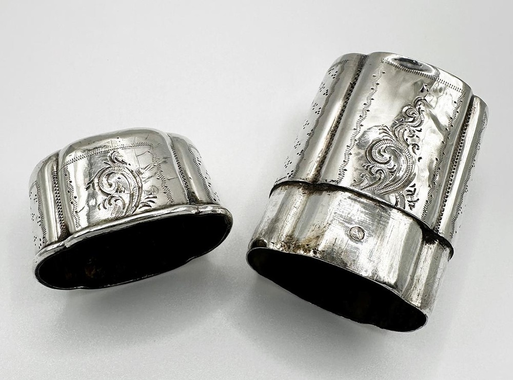 ANTIQUE DUTCH SILVER PEPPERMINT BOX 1861