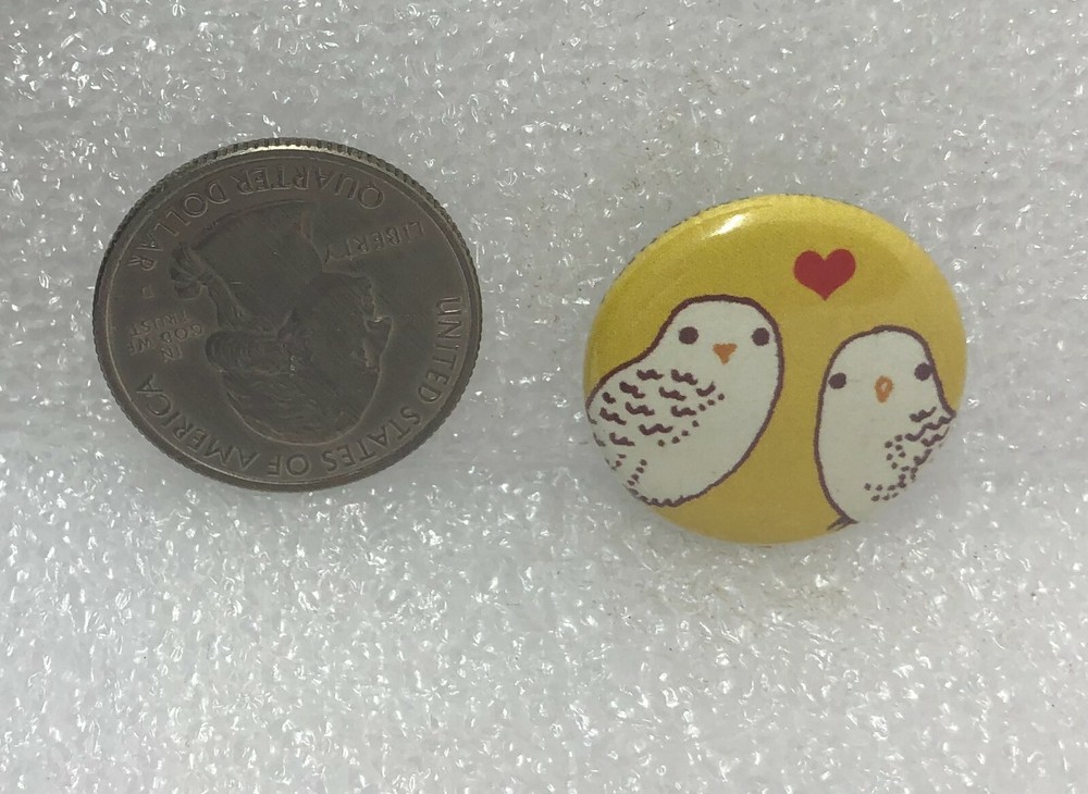 Wanart Birds Heart Pin