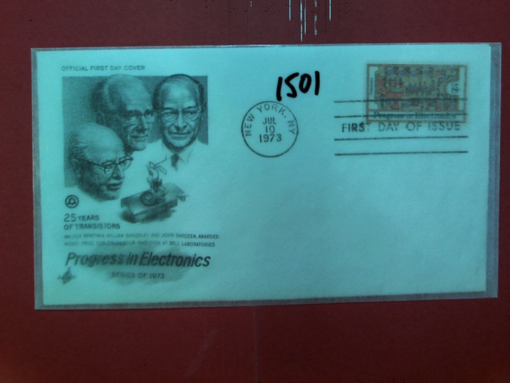 U. S. Stamp FDC # 1501 - Progress Electronics - ArtCraft cachet- comb. shipping