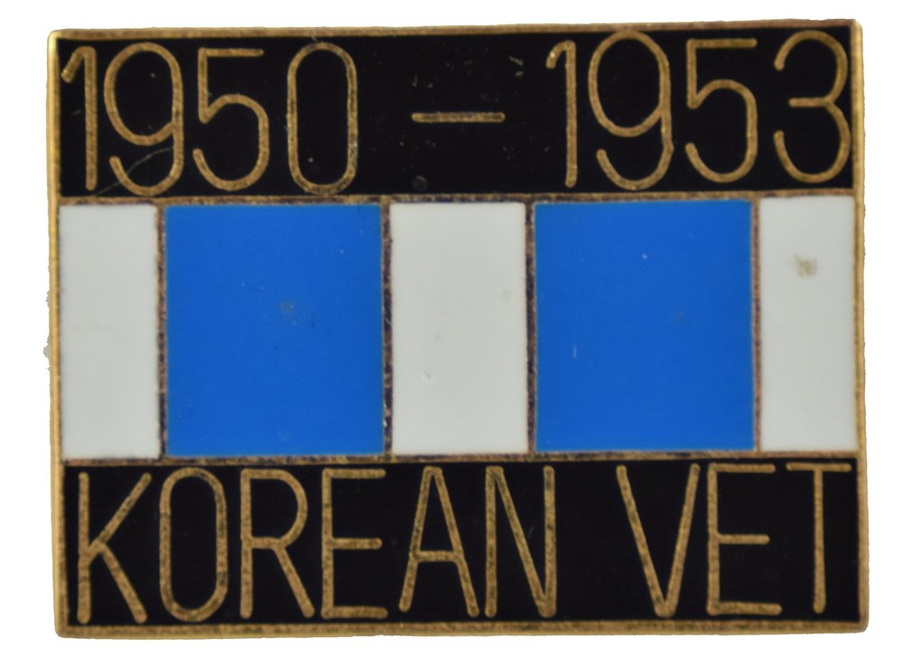 KOREAN VET HAT PIN