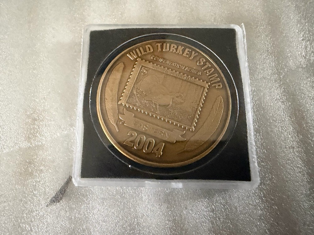 2004 Wild Turkey Medal Stamp Coin