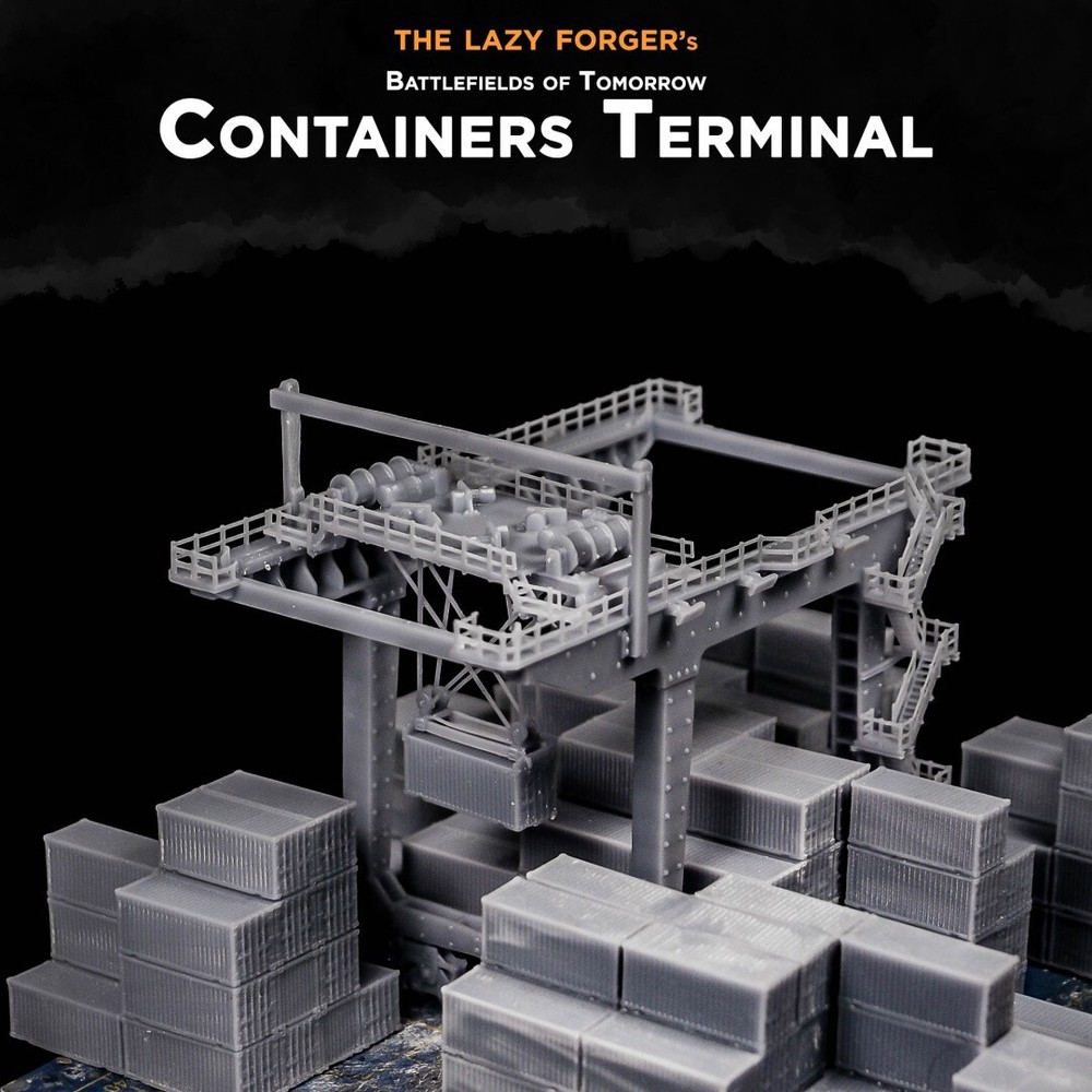 Containers Terminal terrain set