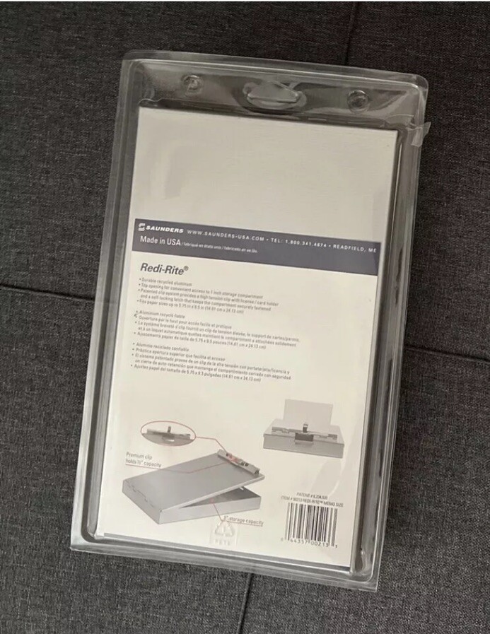 Saunders Aluminum Form Holder (Memo Size)