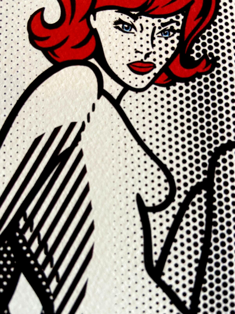 Roy Lichtenstein Lithograph Original Signed Numbered (Jasper Johns)