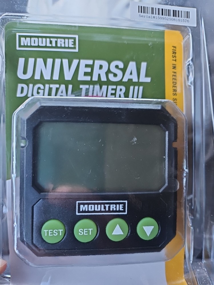 Moultrie Universal Digital Timer III Deer Feeder Timer, Bluetooth, 10 Feeds