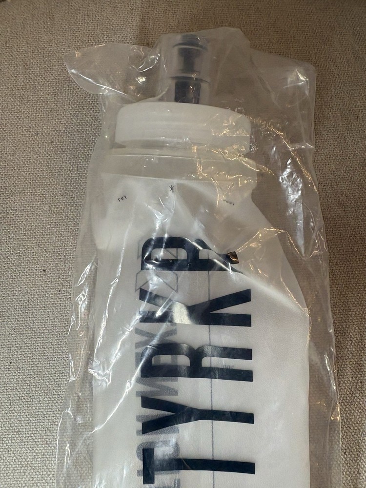 STYRKR Soft Water Bottle Running Flask White Pouch Hydration