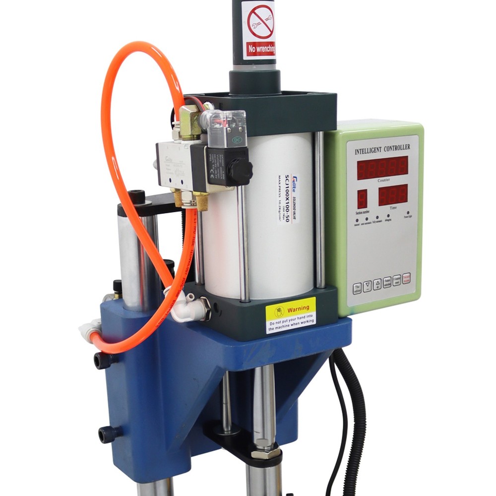 1102lb Pneumatic Punch Press Machine with Controller&Emergency Stop Switch 110V