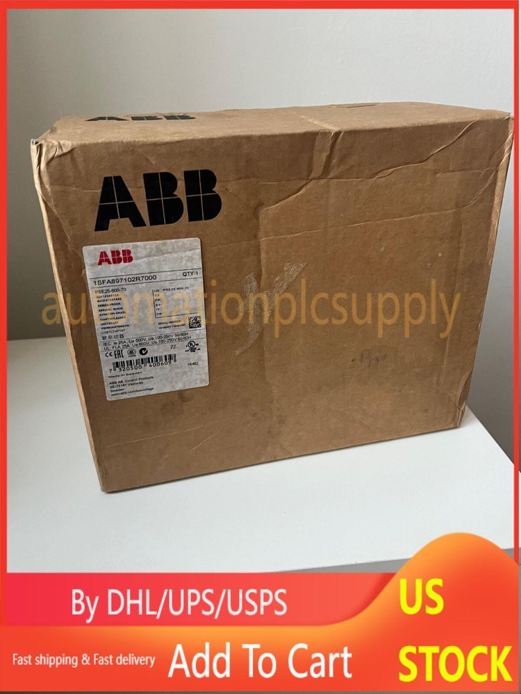 ABB PSE25-600-70 Solid State Soft Starter 208-600 VAC 3-Phase 50/60 25 Amp