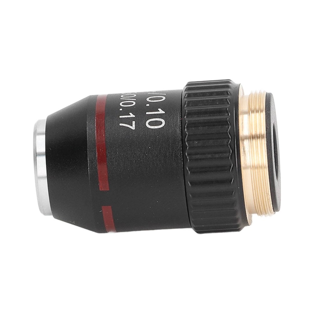 Achromatic Microscope Objective 4X High Magnification Lens 20.2mm Interface
