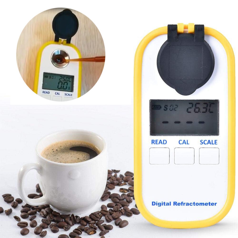 Digital Coffee Refractometer Coffee Concentration Meter Brix TDS Meter 0-30.00%