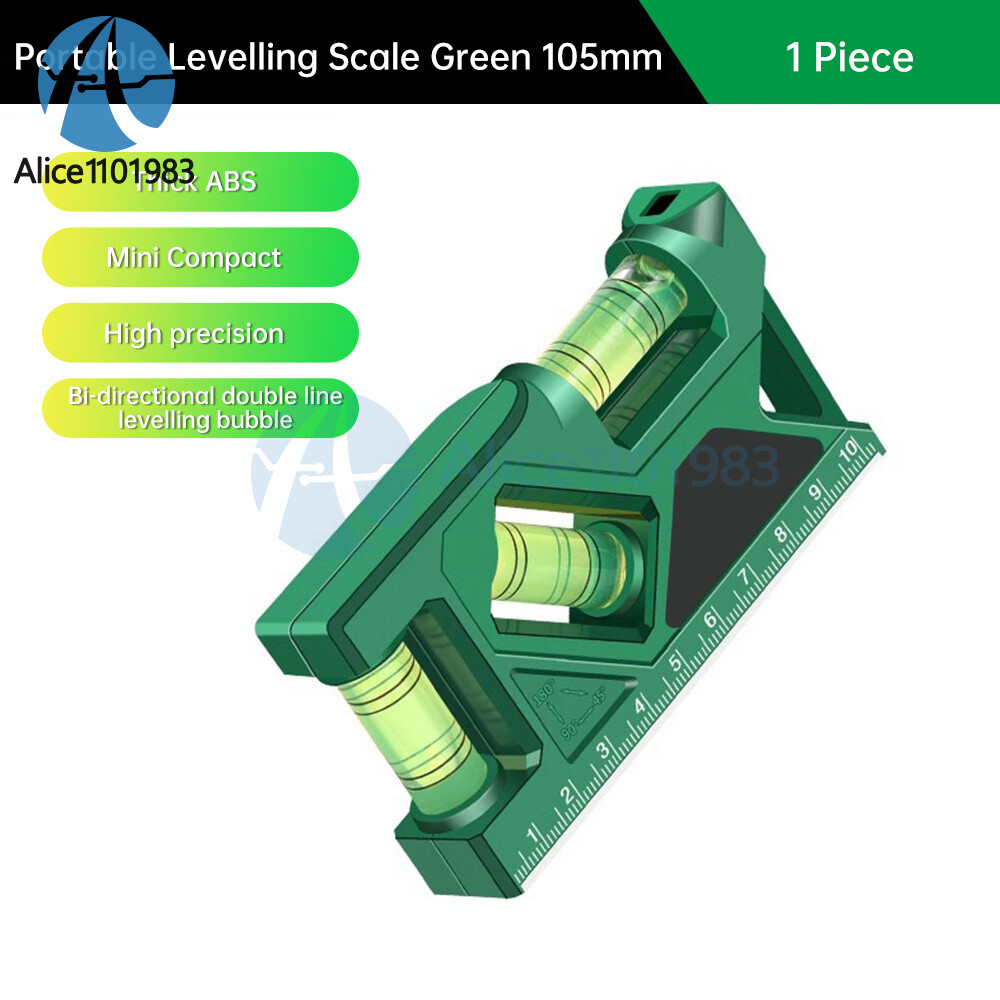 Mini Magnetic Level Gauge High-precision Horizontal Vertical Ruler Protractor