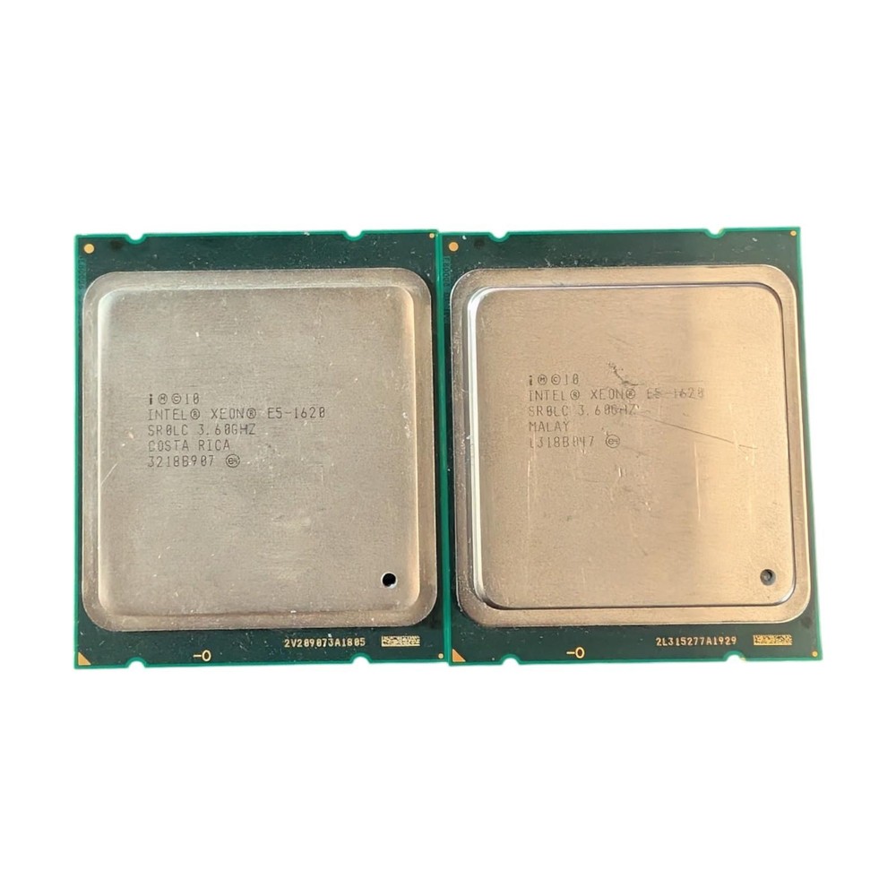 Lot of 2 Intel Xeon E5-1620 3.60GHz Socket LGA2011 CPU Processor SR0LC