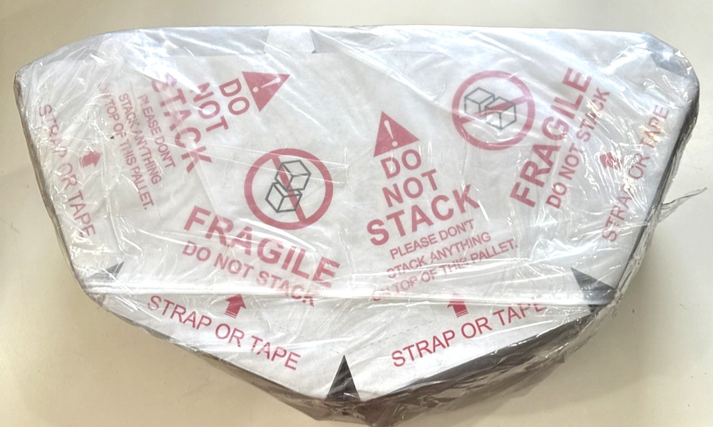 60 Pcs Do Not Stack , Fragile, Pallet Cones 8 X 8 X 10" Corrugated