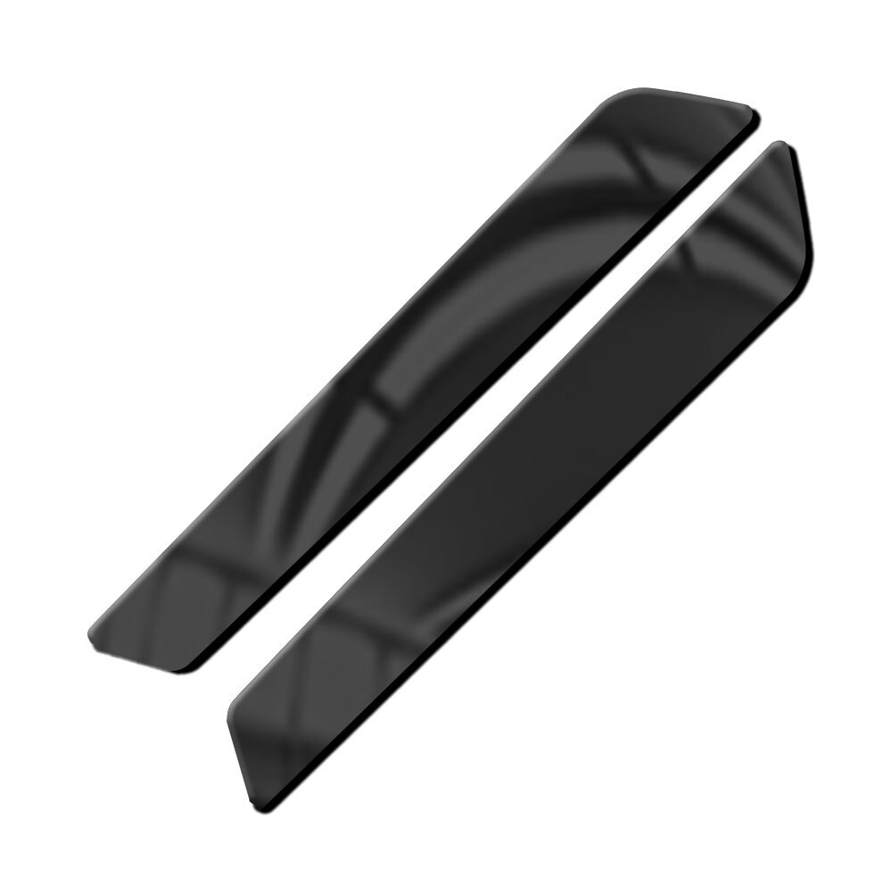 SOLID GLOSS BLACK OUT - Saddlebag Latch Inserts for Harley Touring 2014 up