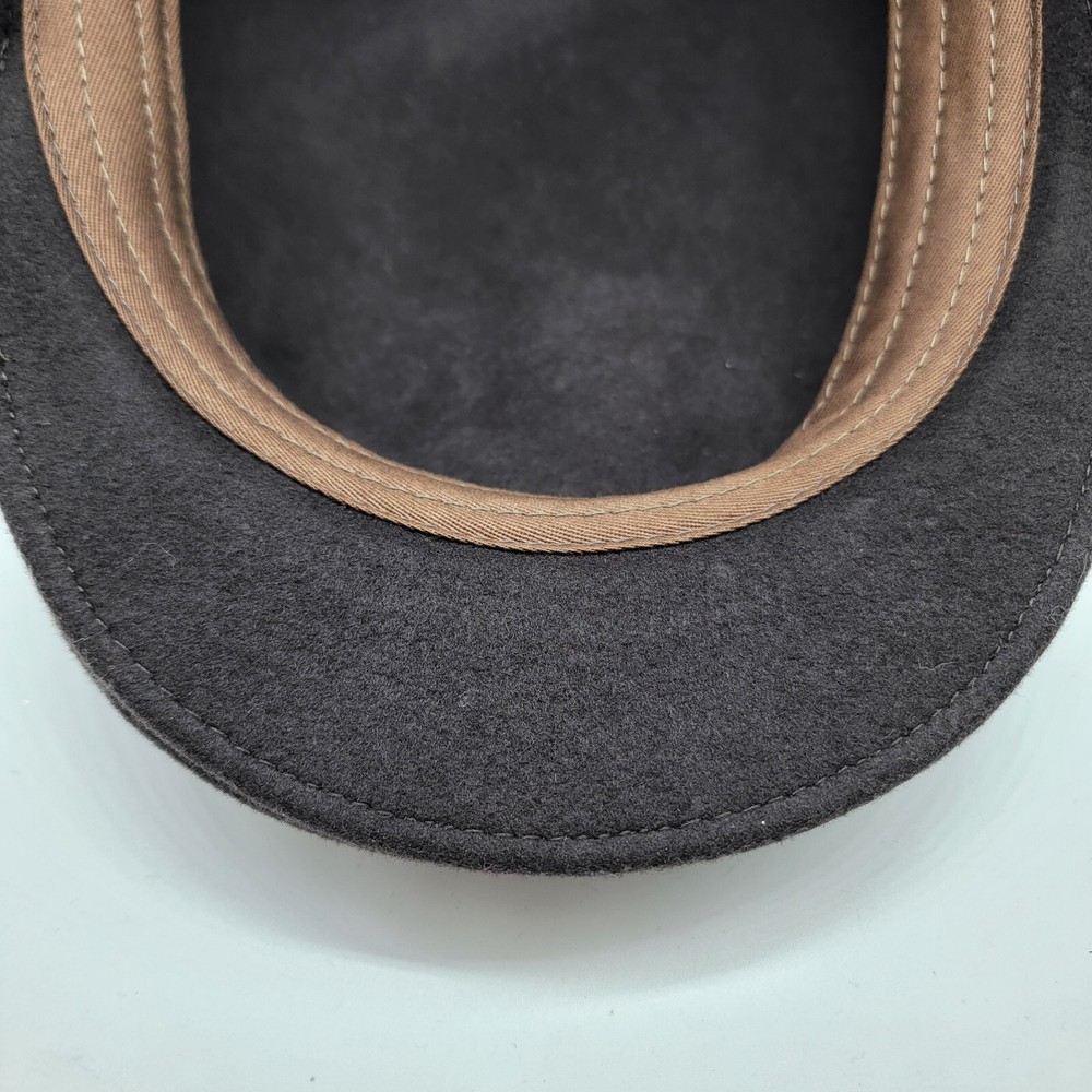 SCALA Wool Brown Wool Beret Hat Vtg