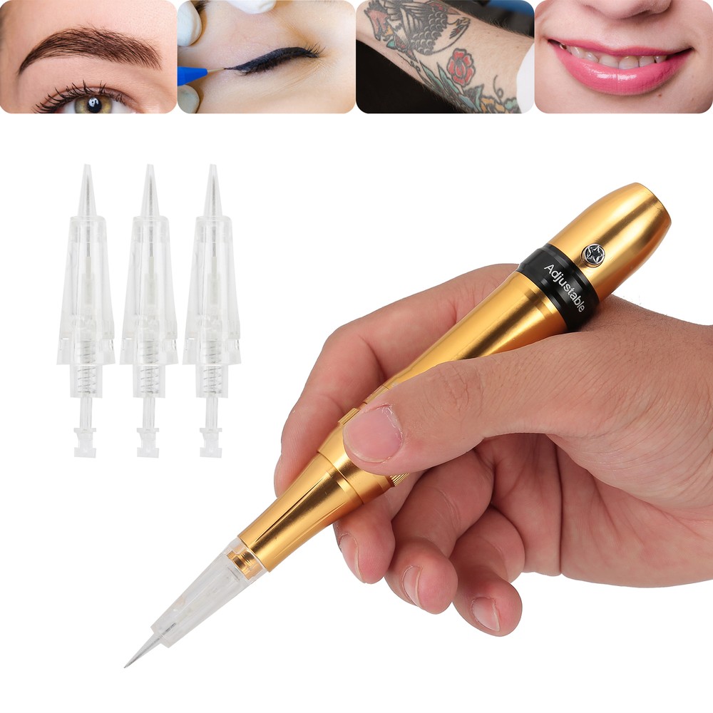 Microblading Pen SemiPermanent Eyebrow Lip Tattoo Machine Device