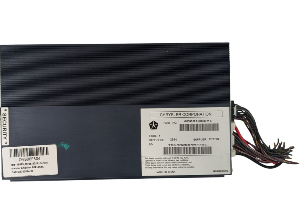 Genuine Mopar Amplifier 5091066AI DART