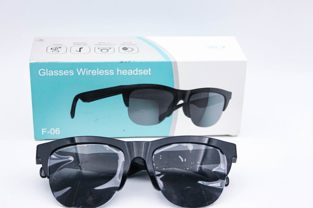 Smart Sunglasses Bluetooth Headset Browline F-06