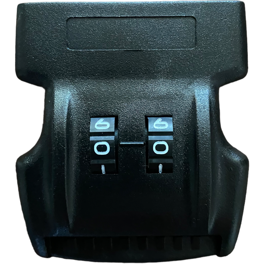 1.5" Plastic Combination Locking Side Release Buckle 2 PACK | CLSB