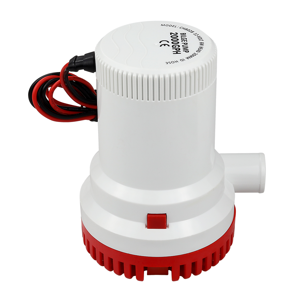 2000GPH New Bilge Boat Marine Water Pump 12V Submersible Plumbing Electric Pumps