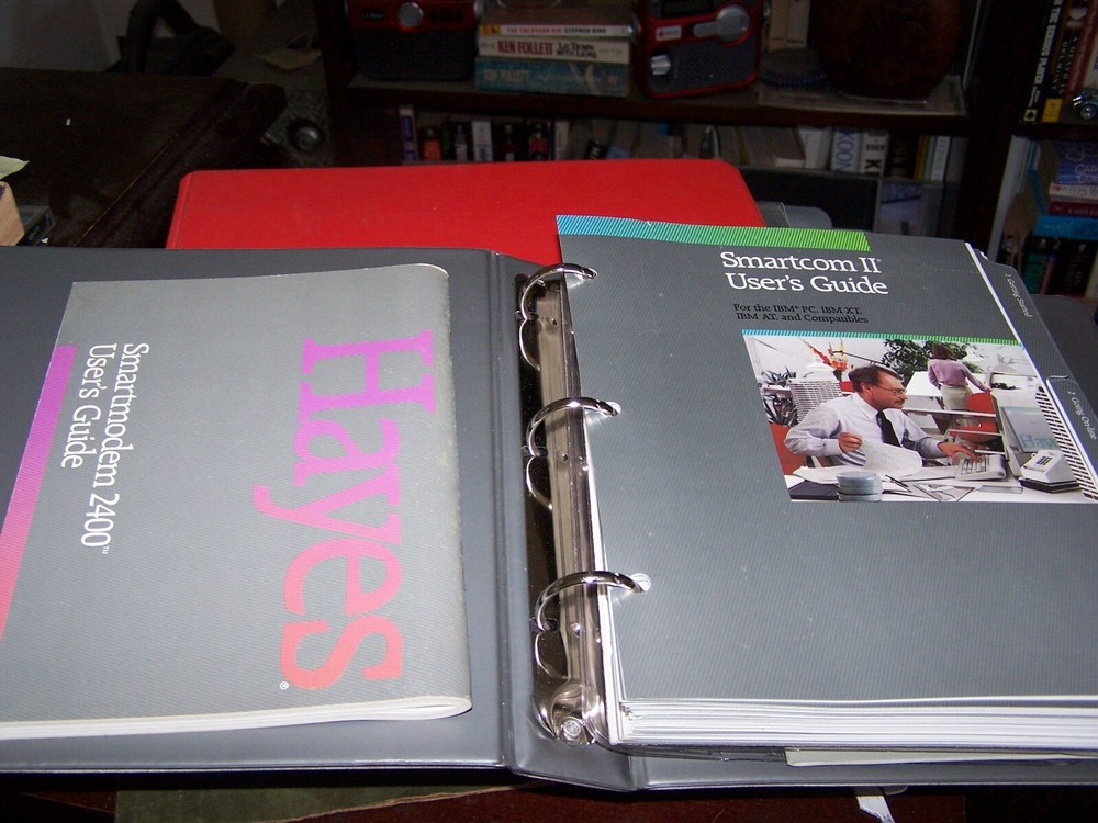 Hayes Smartcom II User's Guide, SmartModem 2400 Manual and software on disks