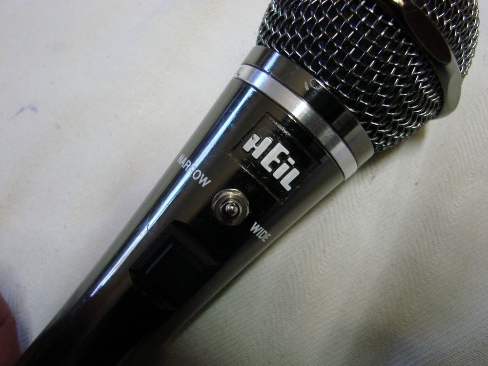 VERY NICE HEIL HM-10 DUAL ELEMENT MICROPHONE BIN $79.95
