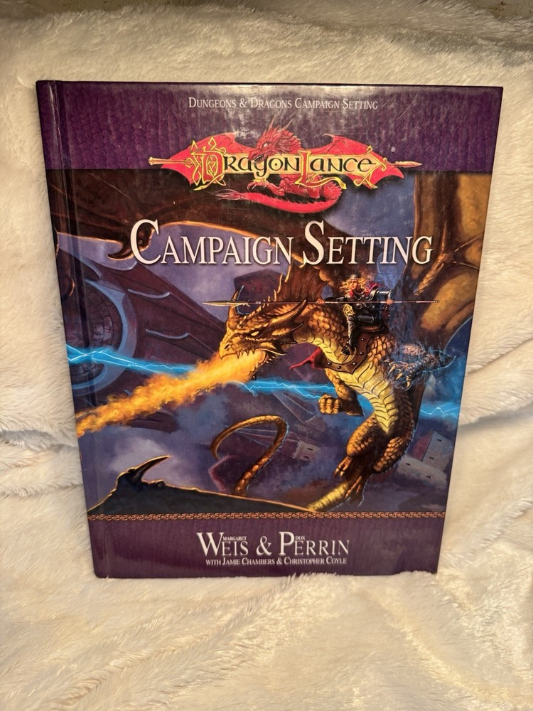 Dragonlance Campaign Setting Rulebook D&D RPG 2003 WOTC Book