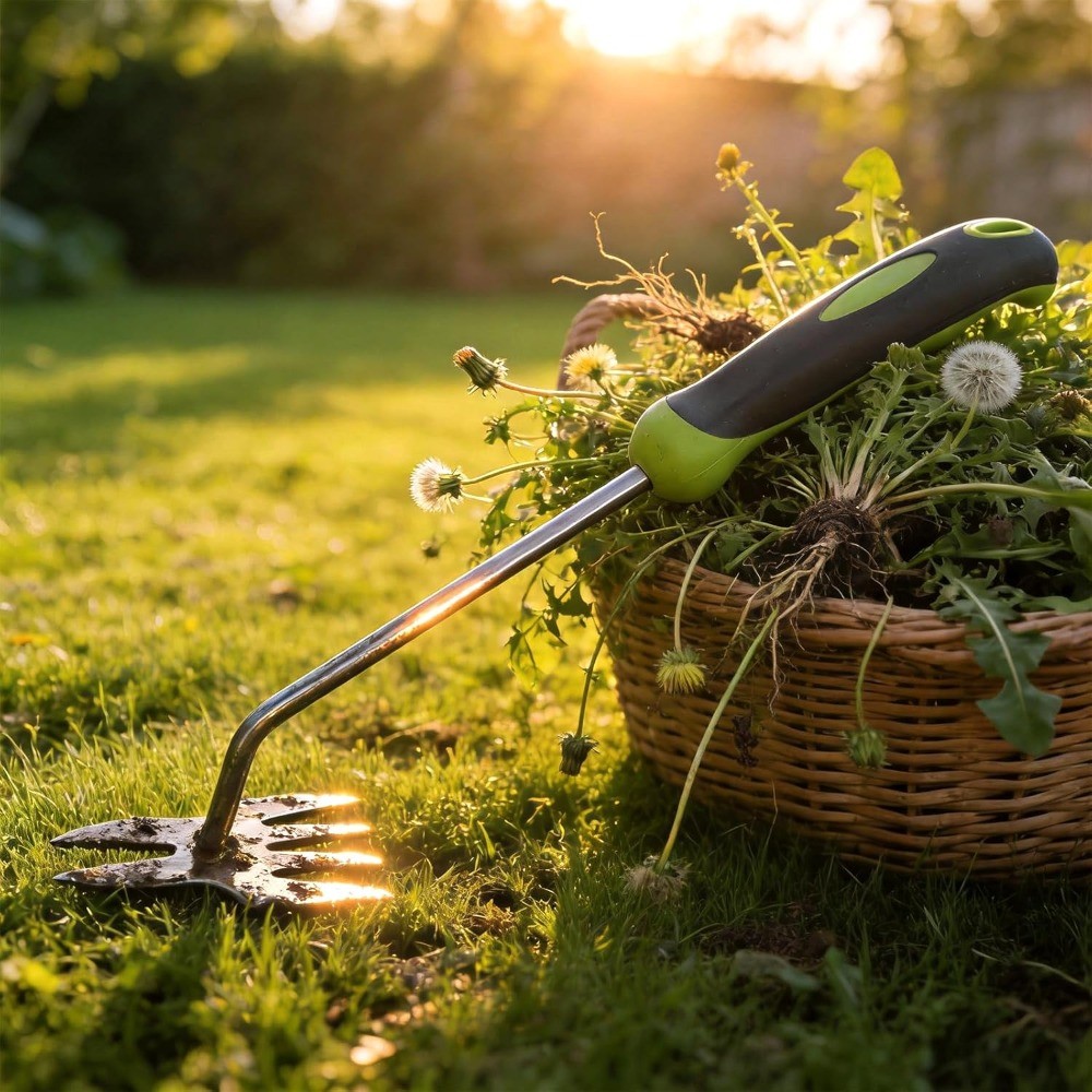 Heavy Duty Hand Weeder Puller, Stainless Steel Root Removal Tool
