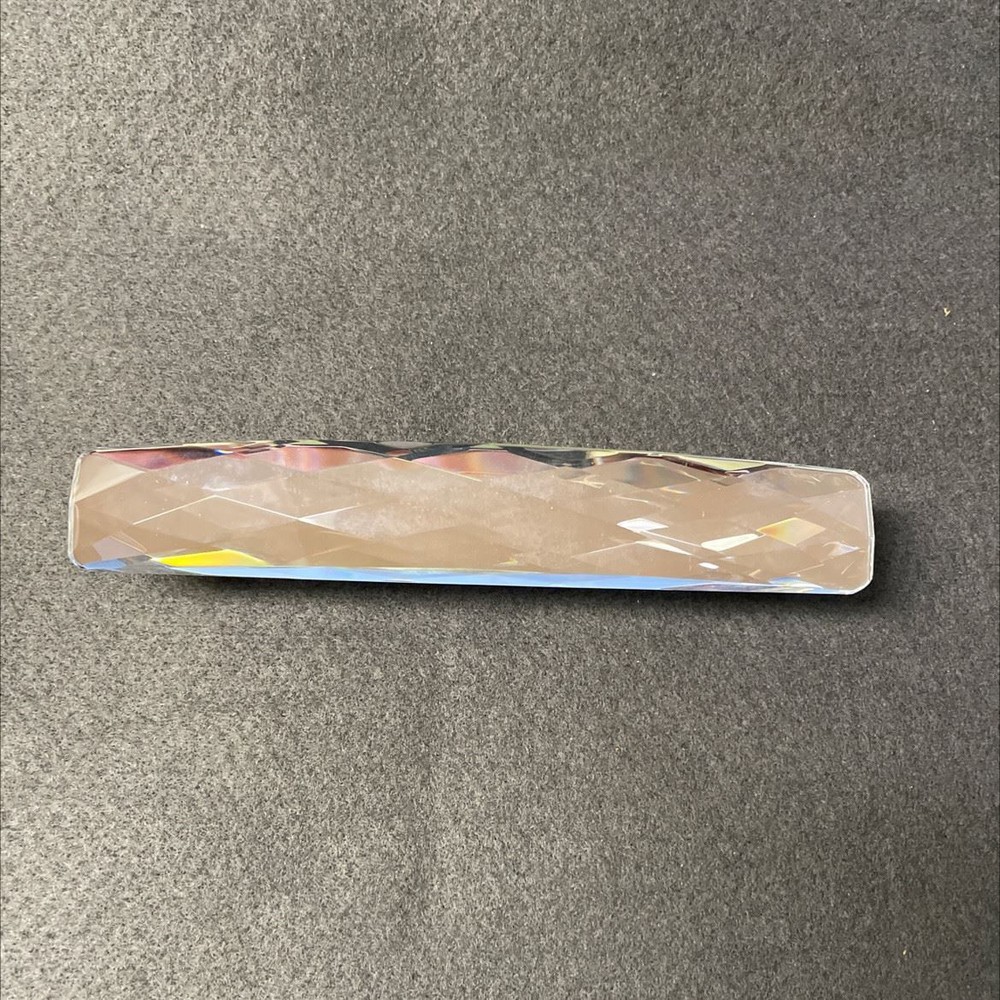 5-1/16" Crystal and Chrome Pull