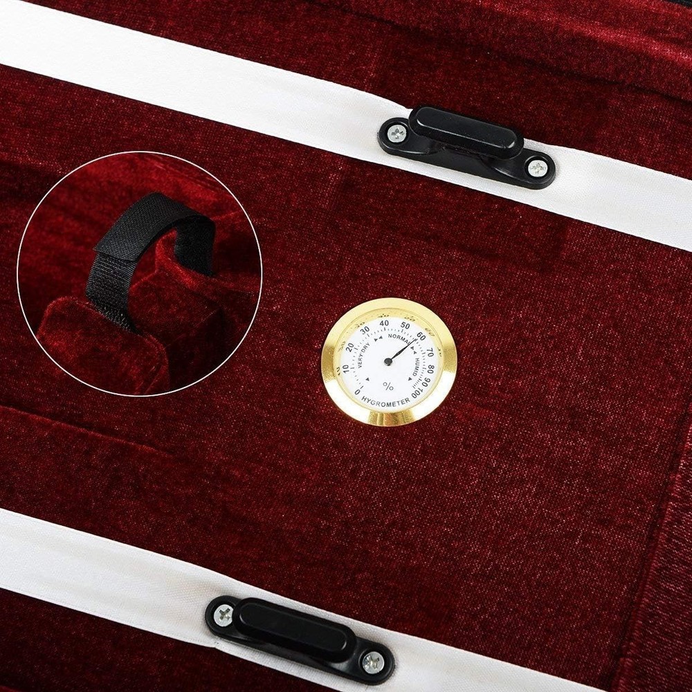 Full Size Violin Case with Hygrometer, Lightweight Bag