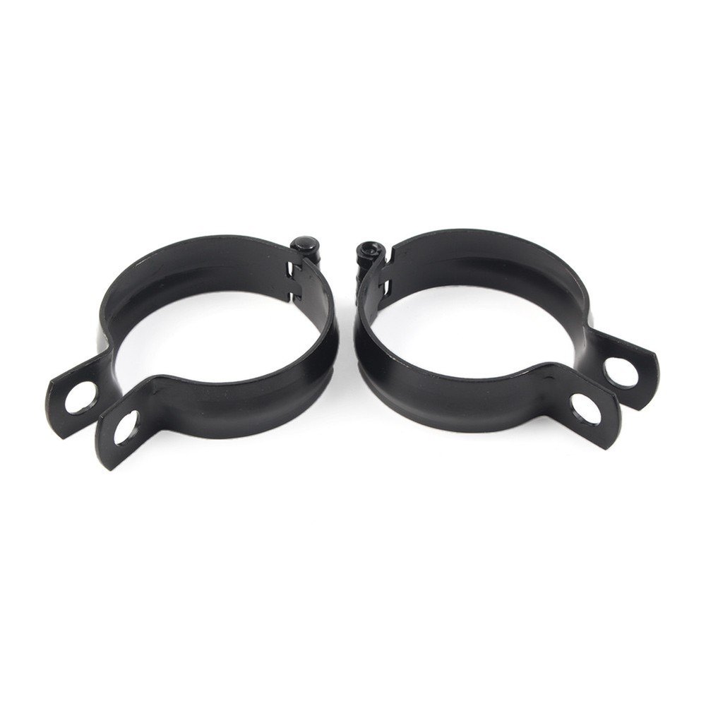 2pcs Metal Front Fork Clamp Turn Signal Light Mount Bracket Holder