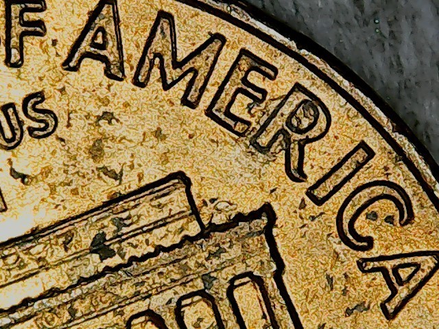 1964 Lincoln Cent . Double Reverse.