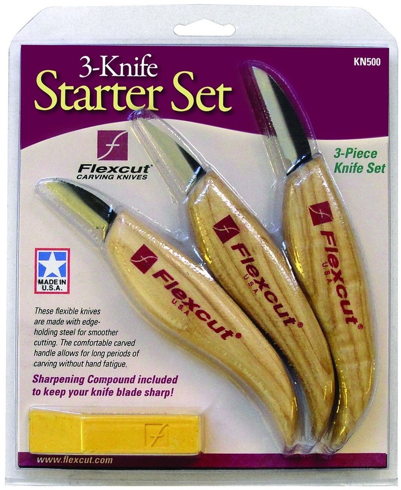 Flexcut Knife Starter Set #FLEXKN500