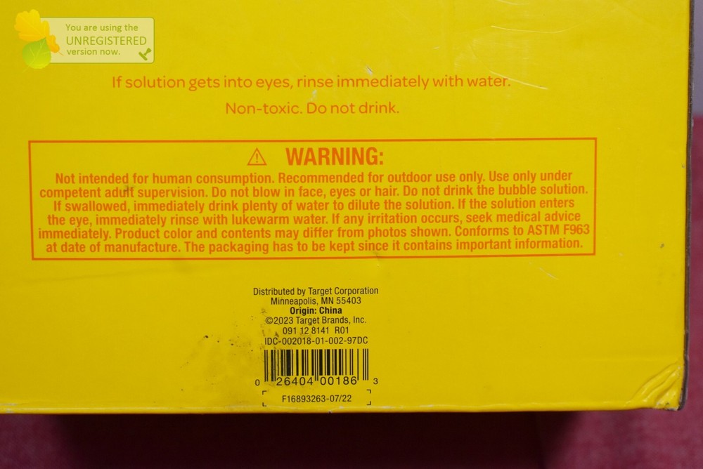 Sun Squad Bubble Solution Cardboard Refill 101.6 fl oz