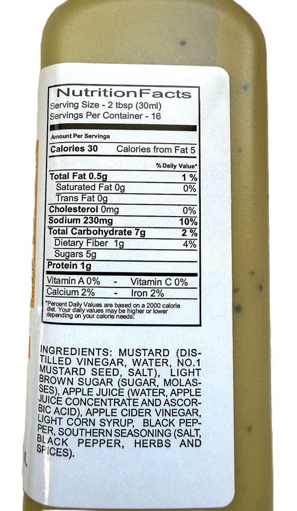 6 Pack Mild Mop N Sop Mustard Sauce