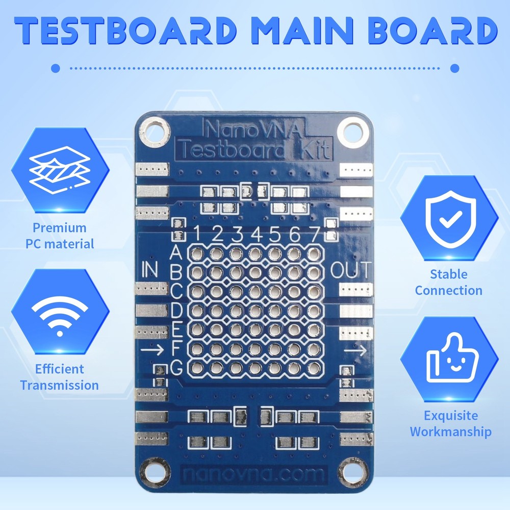 Test Board Kit VNA Test Demo Board Vector Network Analyzer Test Board 7660