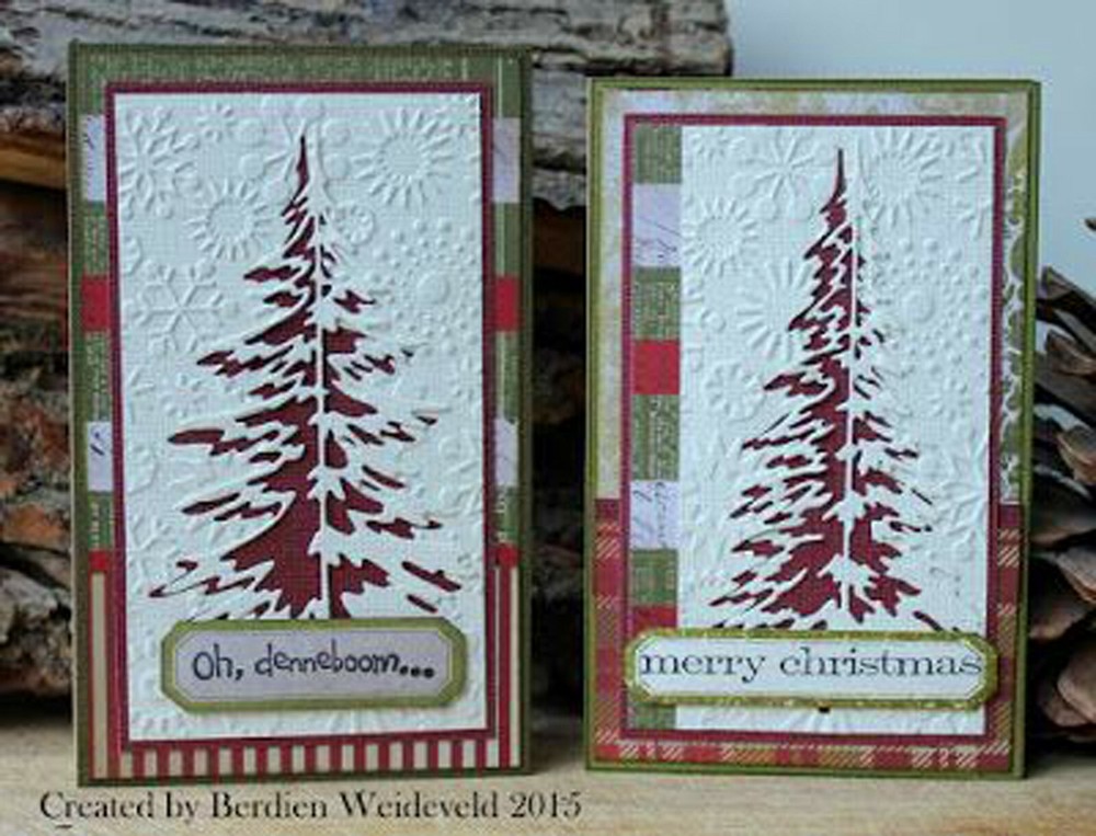 Sizzix Thinlits Woodlands 2pc set #660978 Retail $15.99 designer Tim Holtz