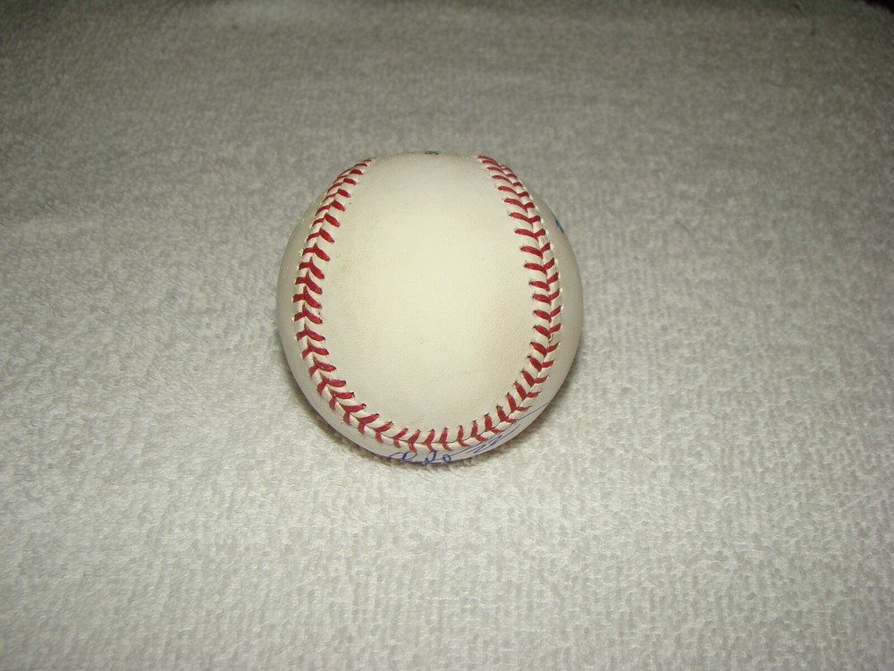 Ike Blessitt Hand Signed Spring Training Baseball Used Detroit Tigers MLB