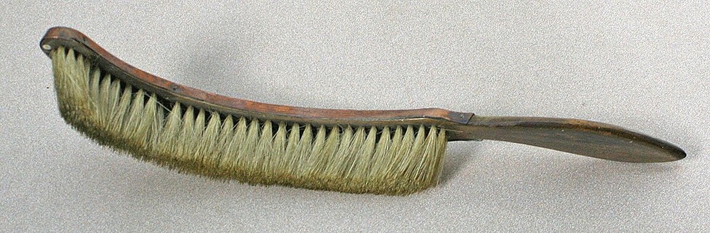 Antique Joseph Sankey & Sons Solid Copper Crumb Tray & Brush