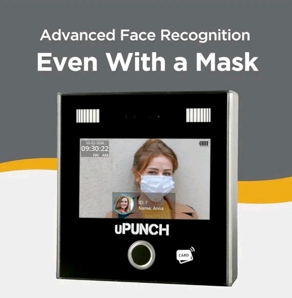 uPunch MK5000 AI Face Recognition Computerized Time Clock for Small Busi(READ⬇️)