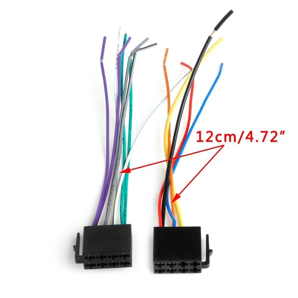 Top Notch Car Stereo Wiring Cable Adapter with Specific Function Labels