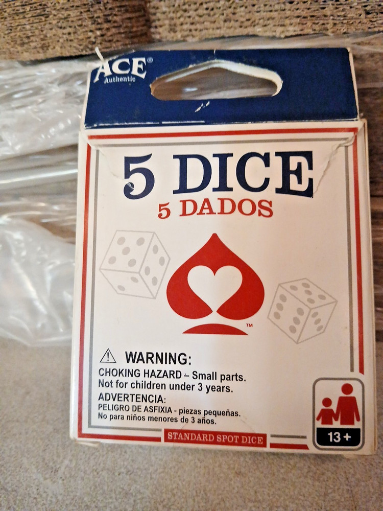 Ace Authentic 5 Dice
