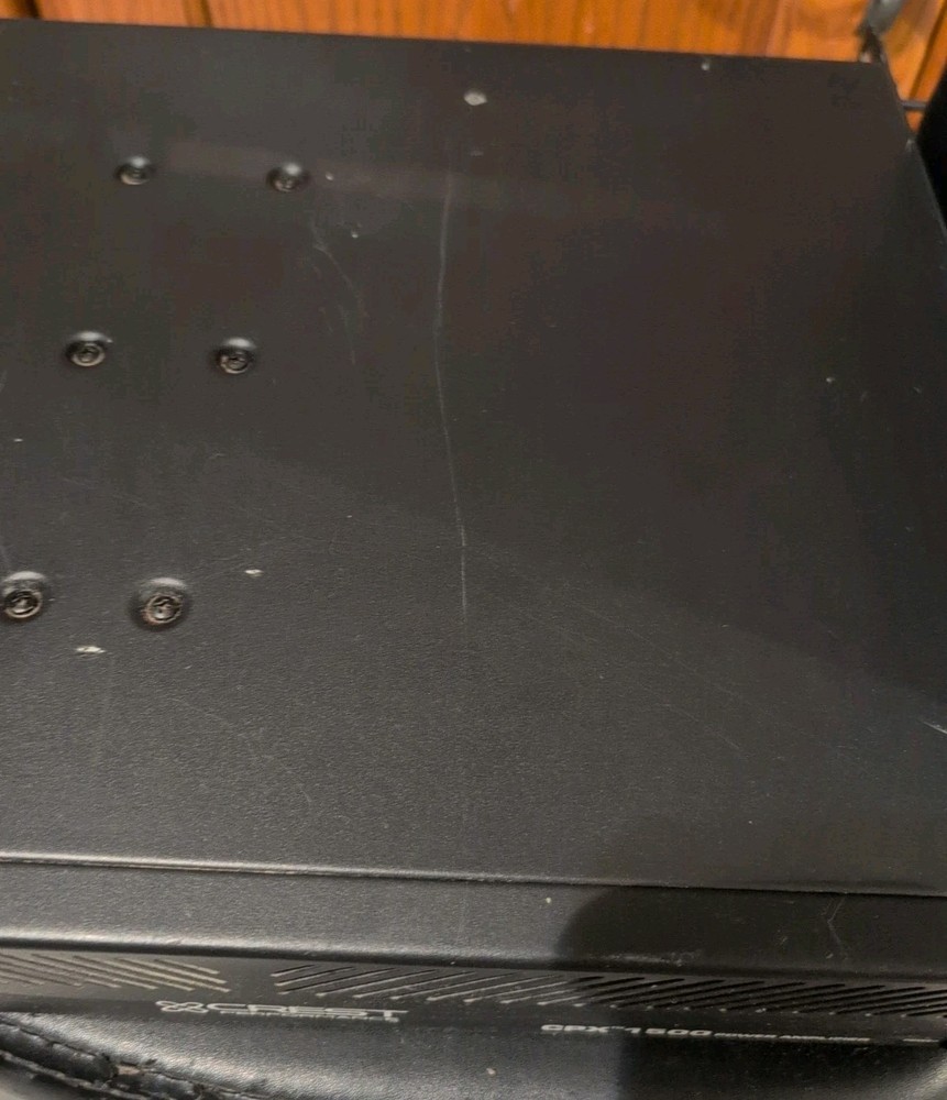 Crest Performance CPX 1500 Power Amplifier works great!