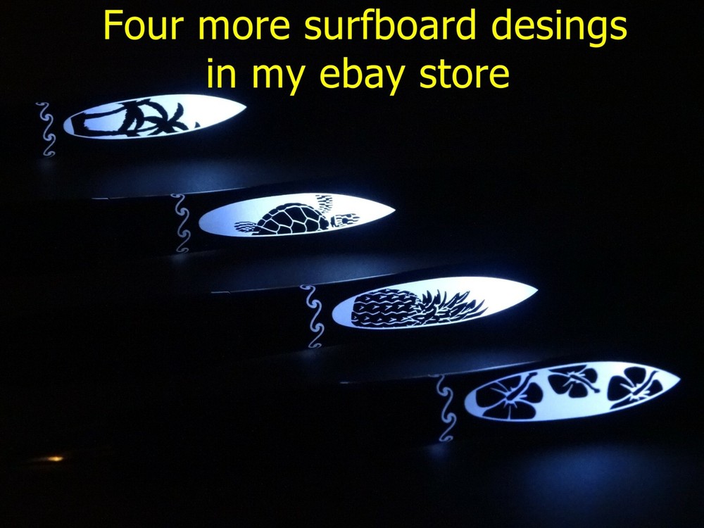 New Lighted Surfboard ink pen ! Turtle design