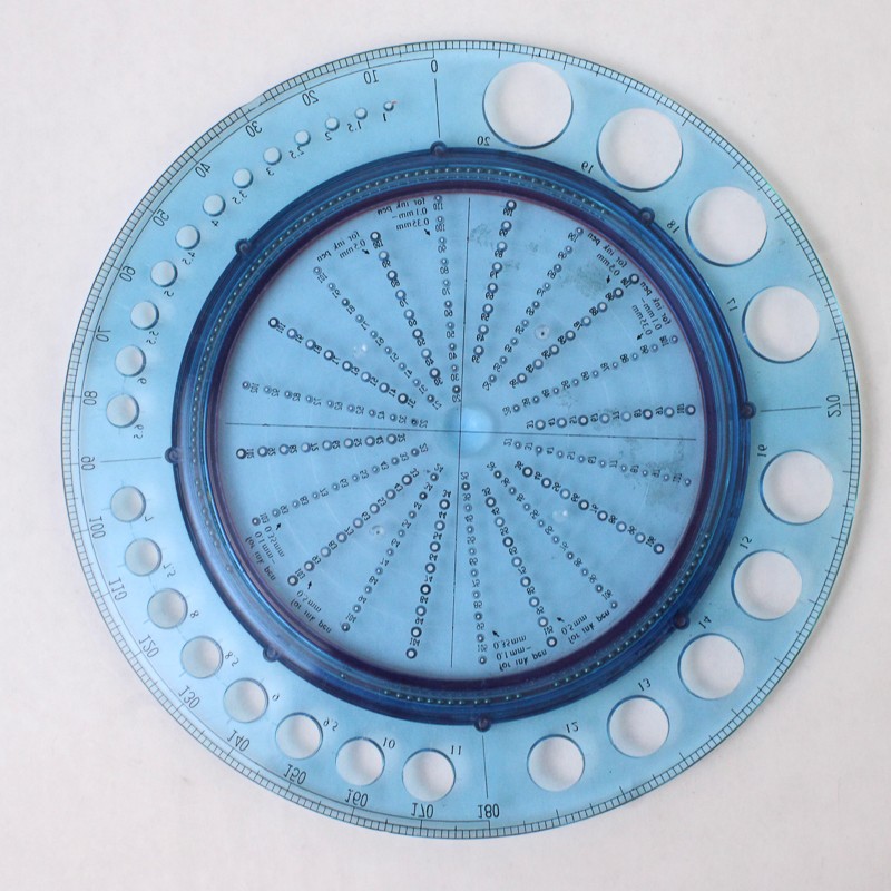 CFM Group LTD Circle Ruler 7.5in Craft Cutting Tool