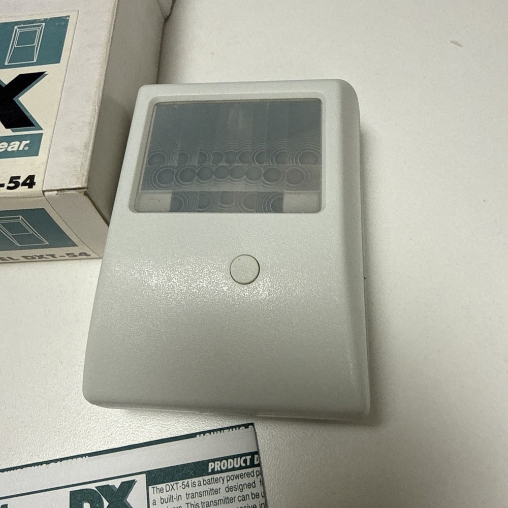 DXT-54 Linear Wireless Passive Infrared Motion Detector Transmitter NEW
