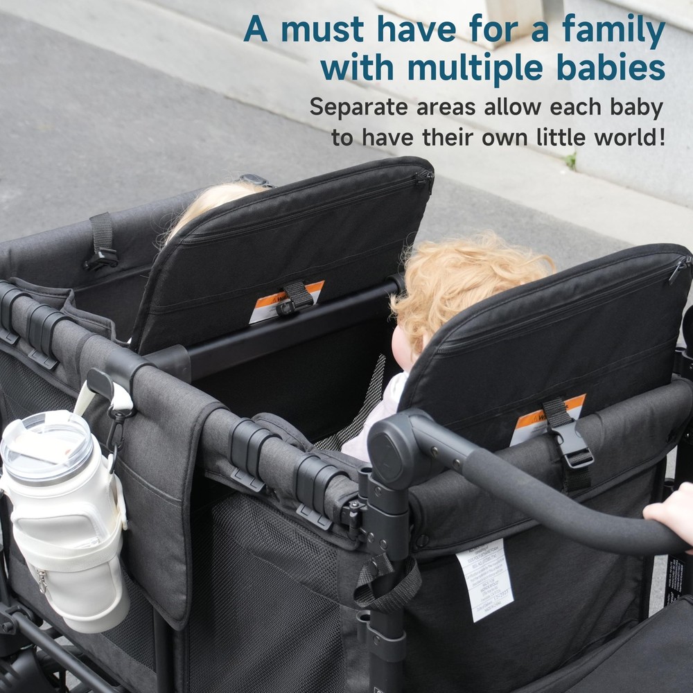 Stroller Wagon Support Bar Forward-Facing Fits Wonderfold W4 Elite/Luxe